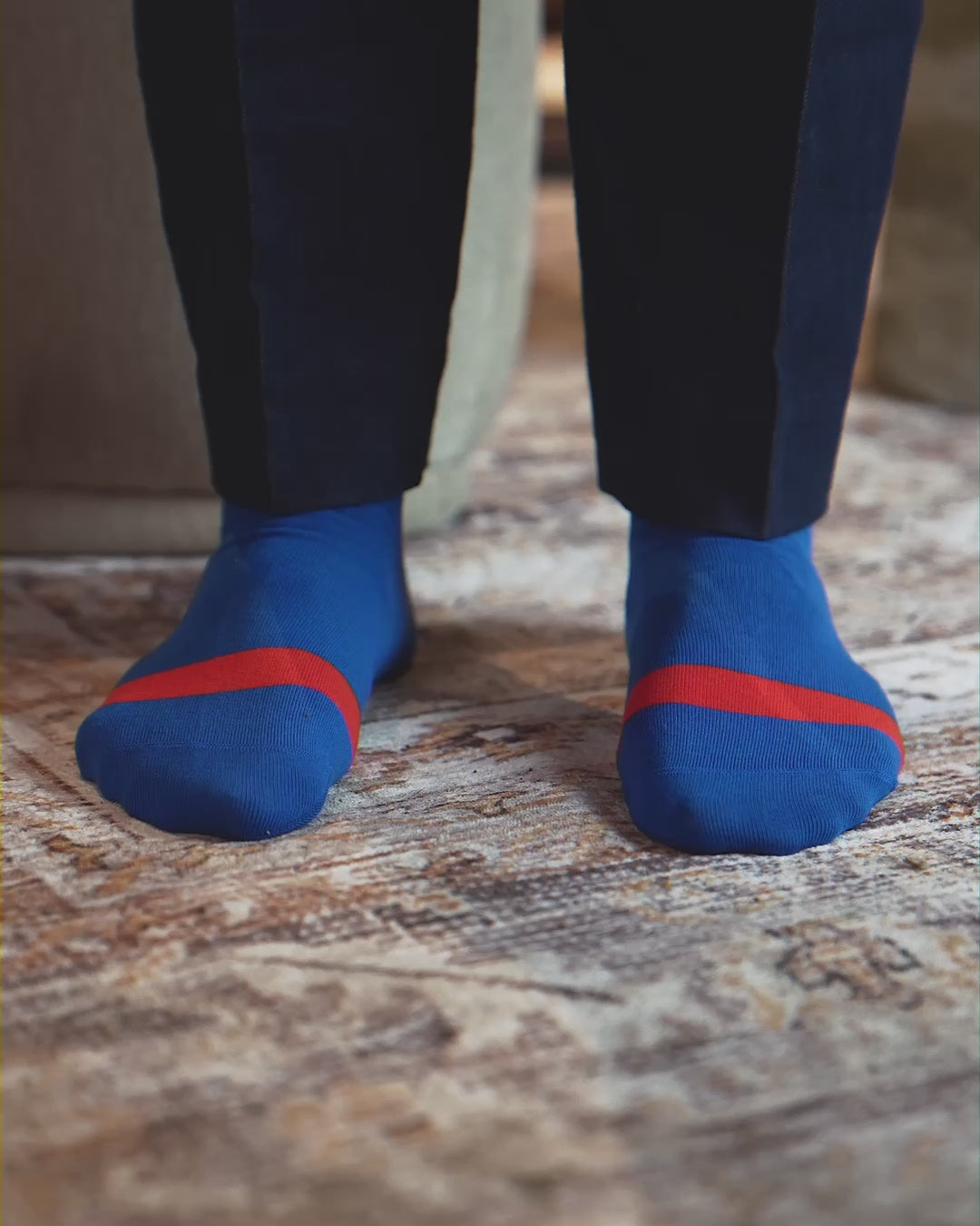Ankle Socks | Blue & Green (2 Pairs)